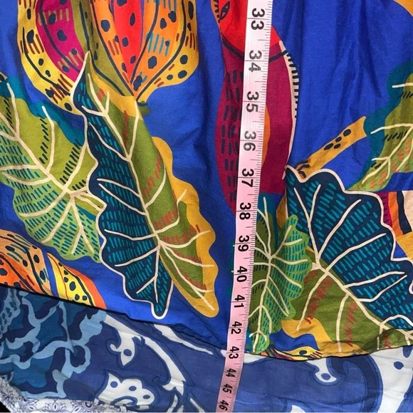 Farm Rio Anthropologie Women’s Beaks & Bananas Cotton Midi Dress Size M $198 - Picture 8 of 8